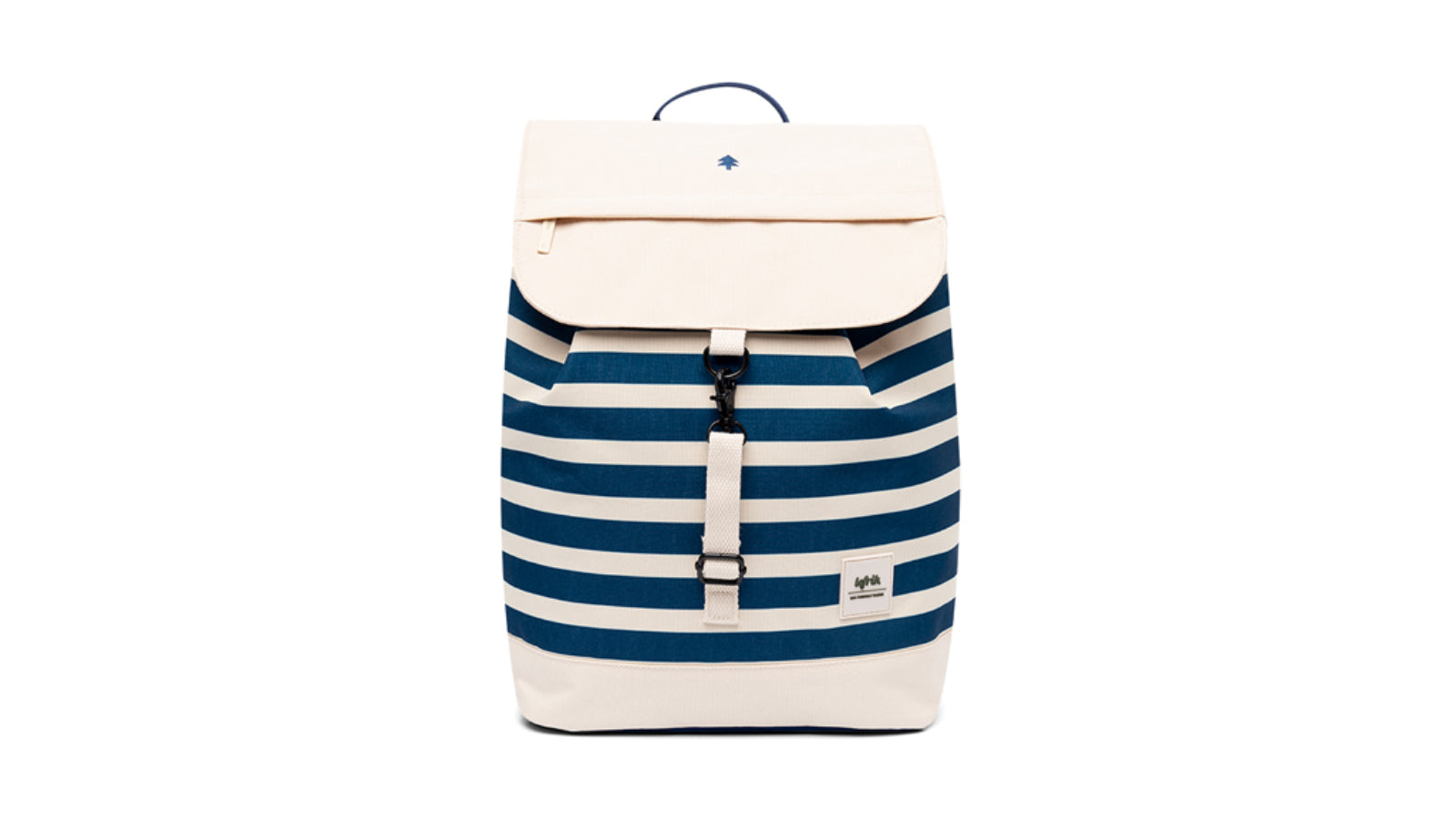 LEFRIK SCOUT: Eco-Friendly Daily Backpack Marine Stripes