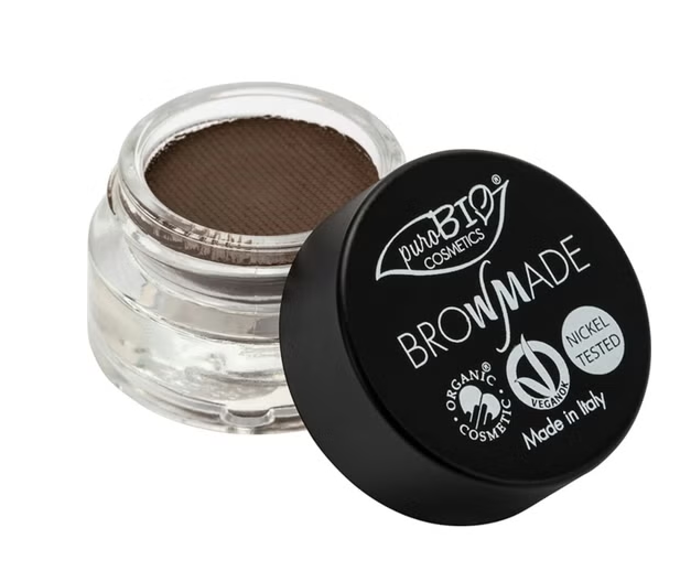 Purobio Cosmetics BrowMade pasta na obočí, odstín 04 Charcoal (4 ml)