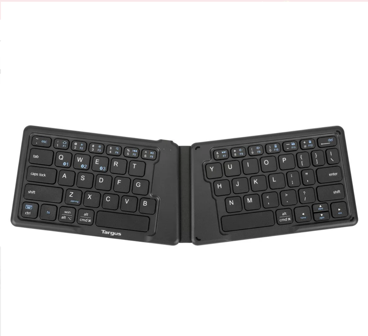 Ergonomic Foldable Bluetooth® EcoSmart™ Keyboard Matron Inn
