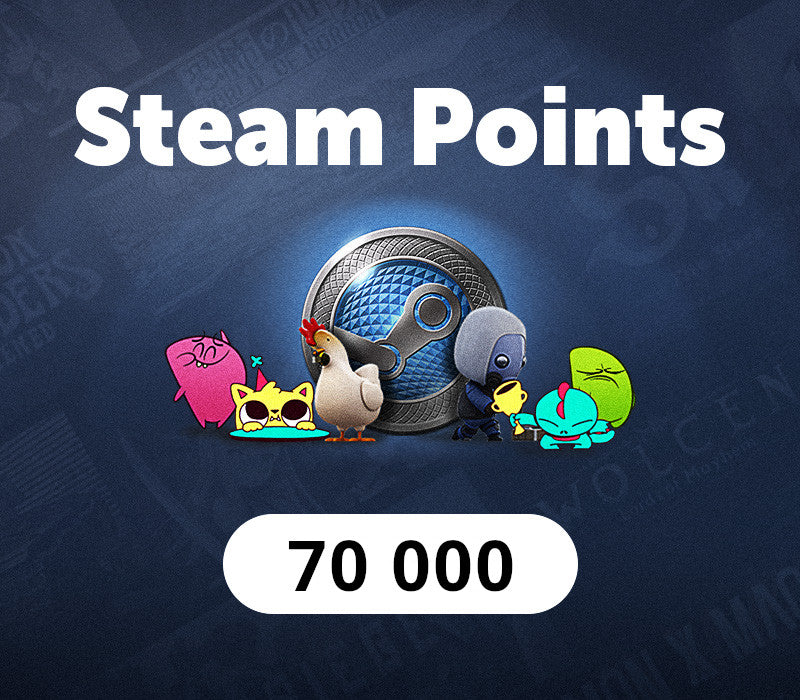 70.000 Steam Points Manual Delivery