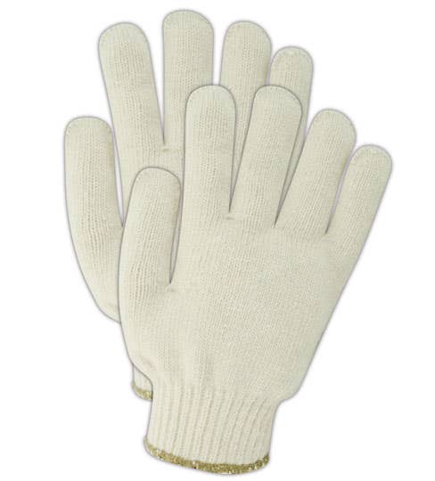 Magid KnitMaster T1993J White Heavy Weight Machine Knit Gloves
