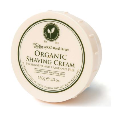 Taylor of old bond street Organic Shaving Cream Bowl 150g