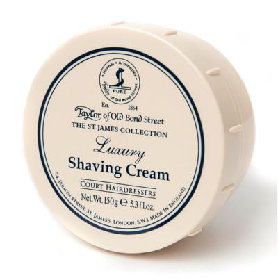 Taylor of old bond street St James Collection Luxury Shaving Cream Bowl 150g