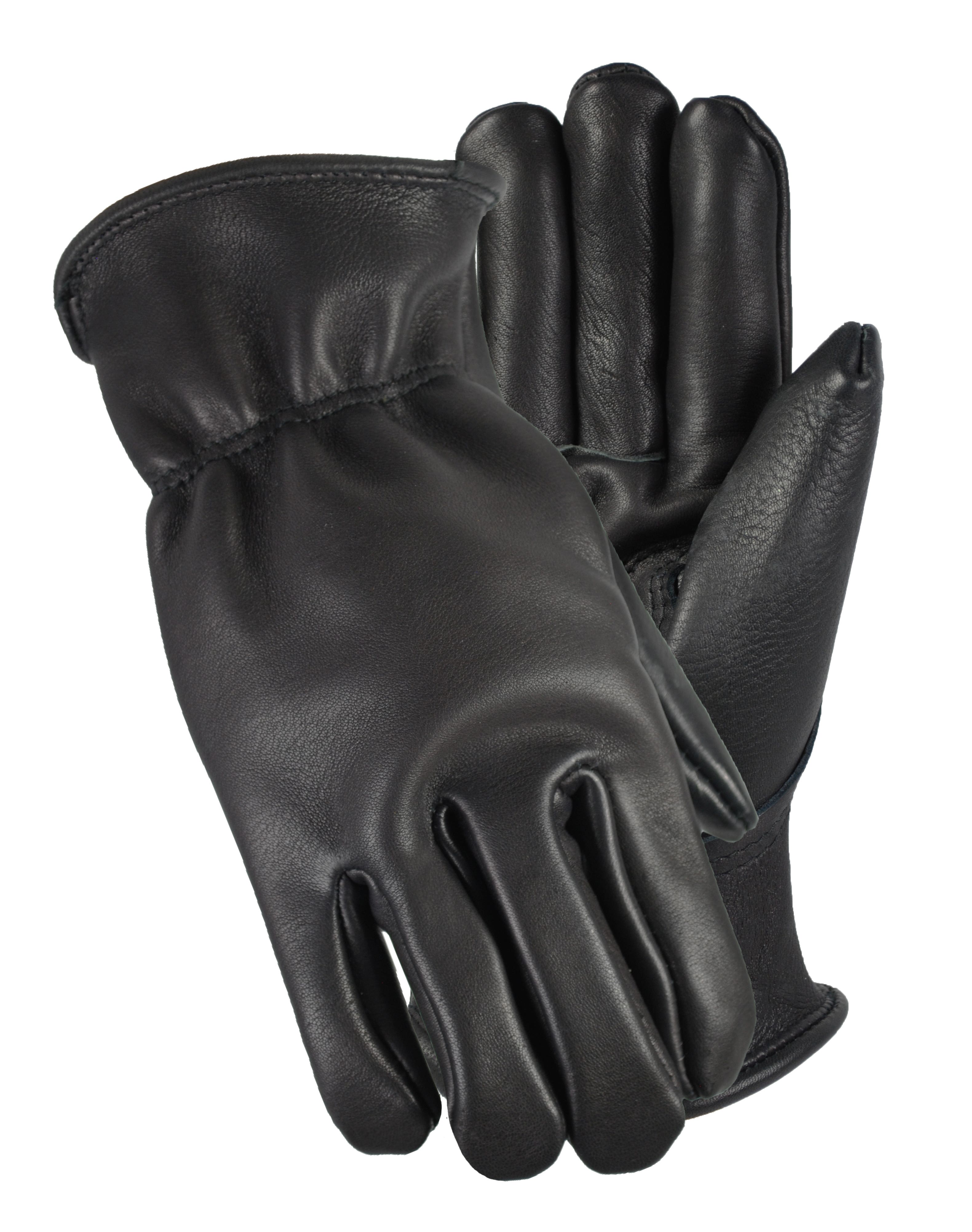Magid RoadMaster TB1630ET Black Grain Deerskin Leather Drivers Glove