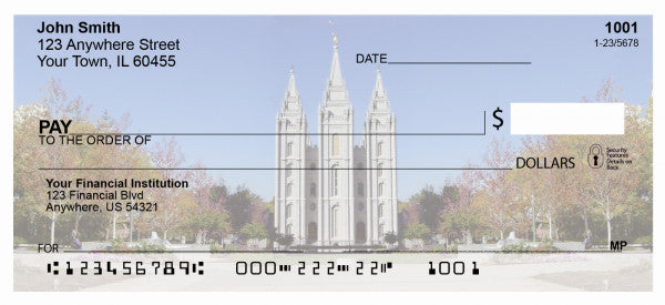 Salt Lake Temple Personal Checks