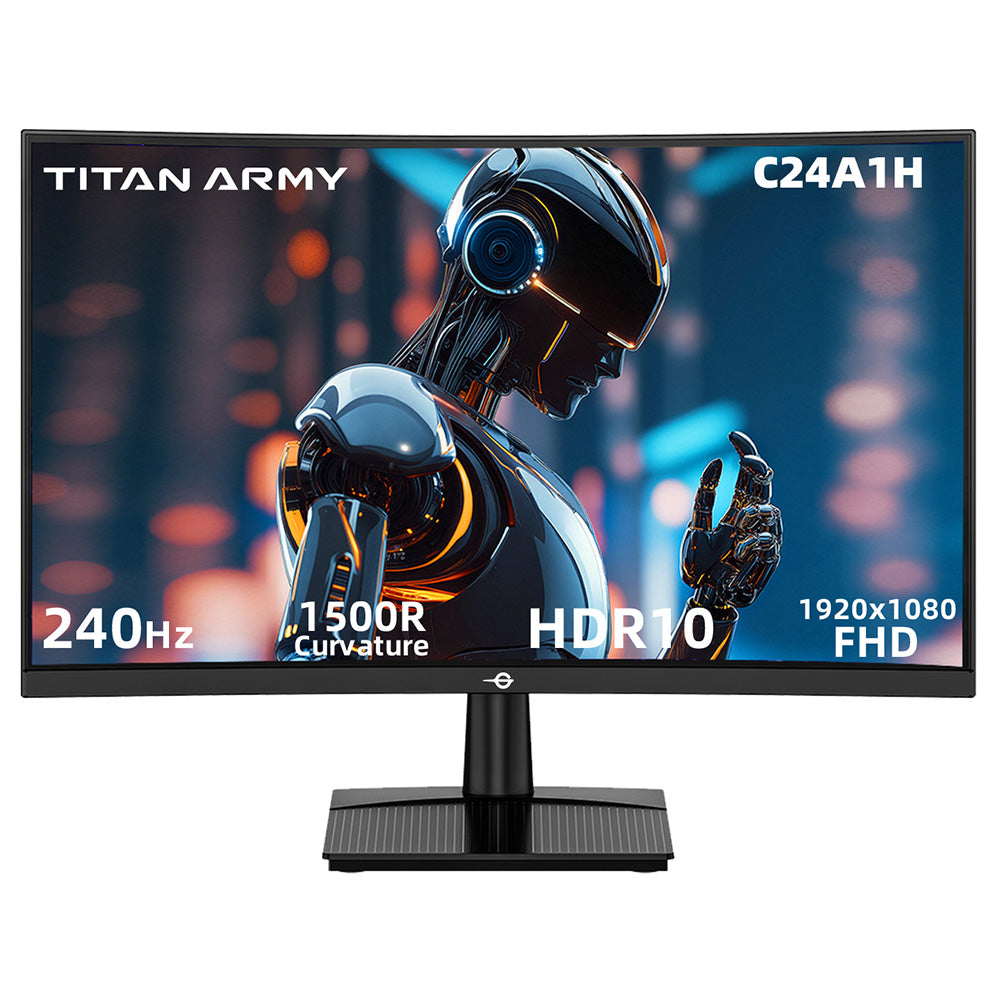 TITAN ARMY C24A1H 23.6 inch Curved Gaming Monitor