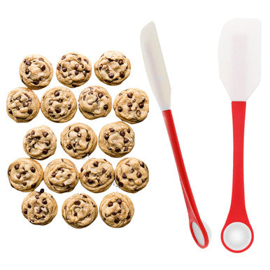 2-in-1 Cookie Scoop and Spatula, Silicone (2-Pack)