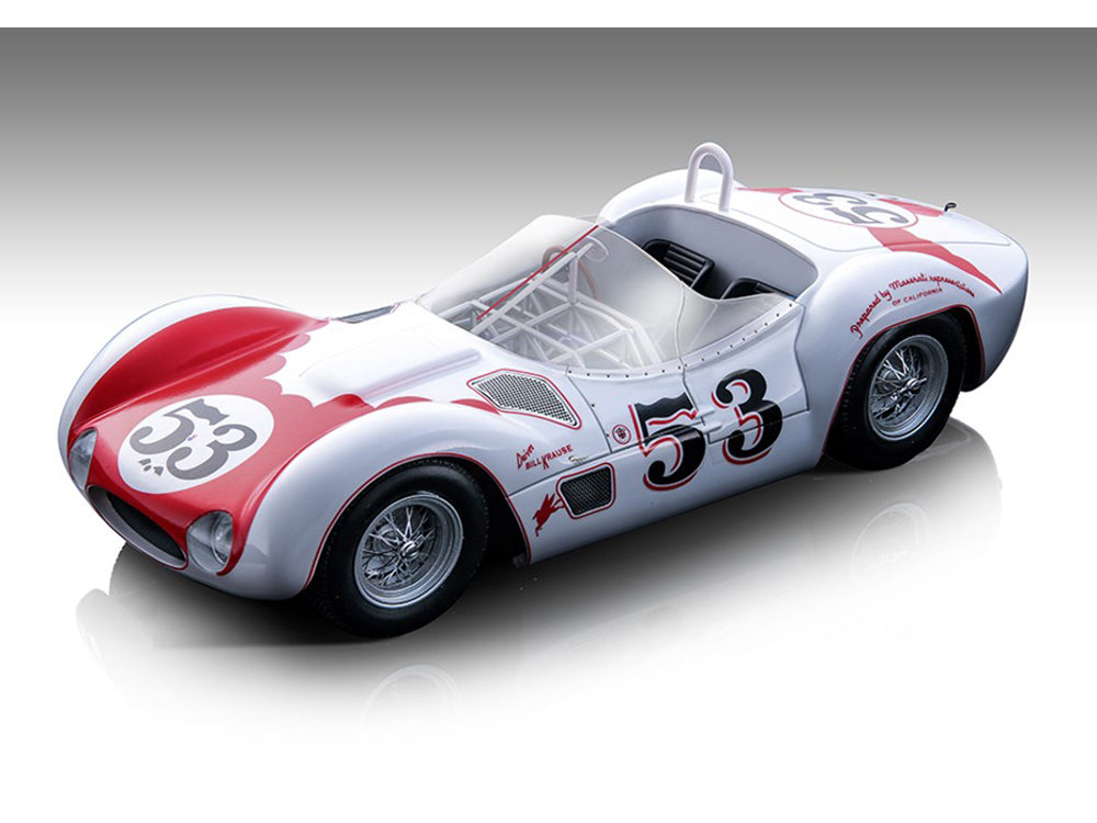 Maserati Birdcage Tipo 61 53 Bill Krause Winner GP Riverside 200 Miles (1960) Limited Edition to 75 pieces Worldwide 1-18 Model Car by Tecnomodel