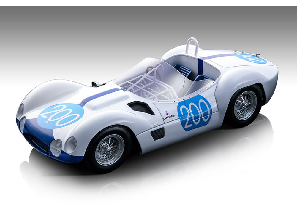 Maserati Birdcage Tipo 61 200 Umberto Maglioli - Nino Vaccarella Targa Florio (1960) Limited Edition to 80 pieces Worldwide 1-18 Model Car by Tecnomo
