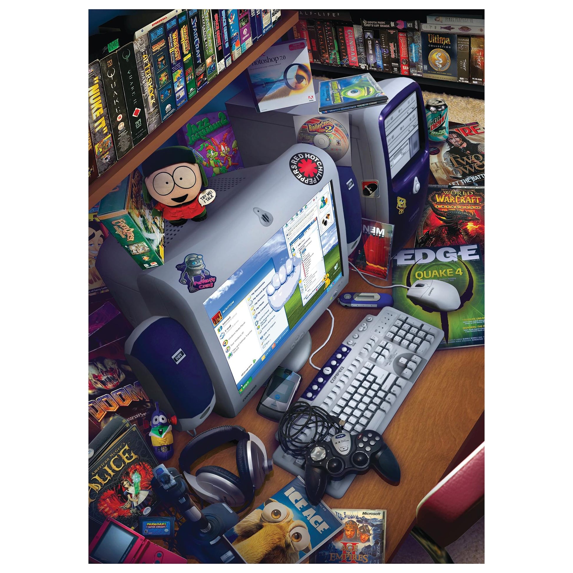 PC Gaming Glory 1000-Piece Jigsaw Puzzle | Toynk Exclusive
