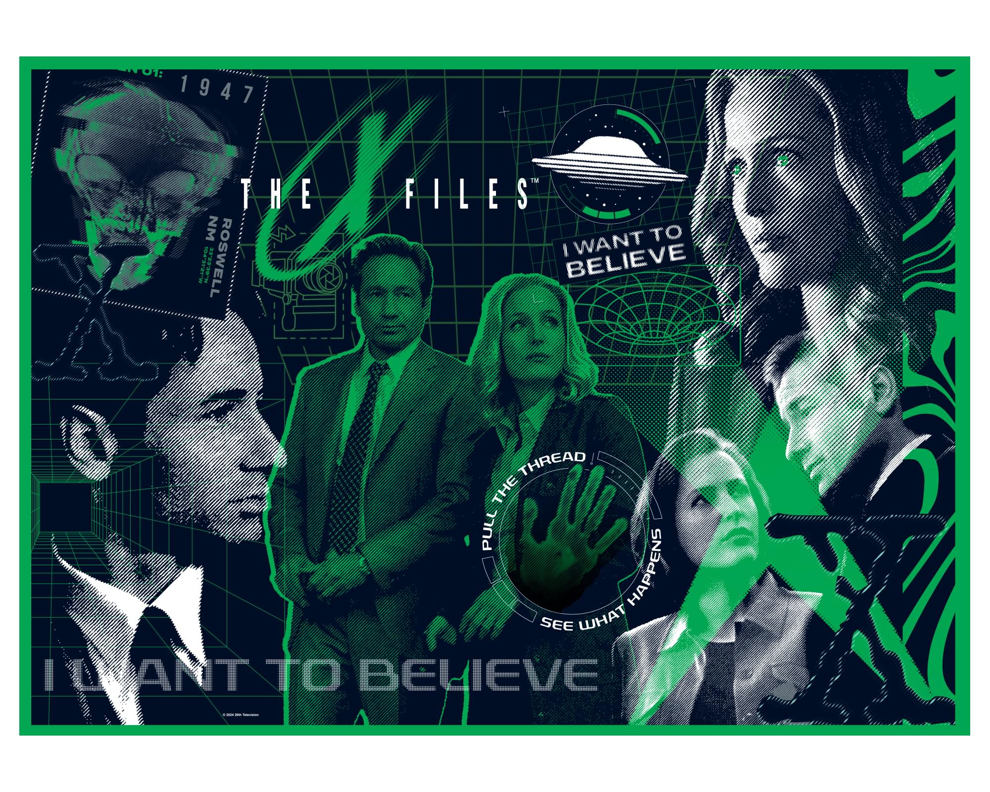 The X-Files "I Want To Believe" 1000-Piece Jigsaw Puzzle | Toynk Exclusive