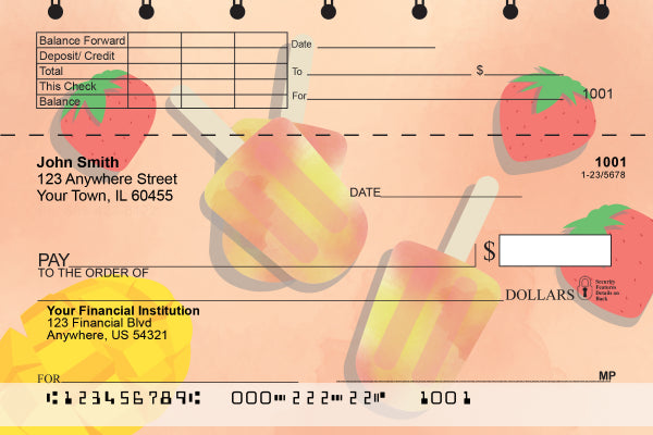 Tasty Treats Top Stub Checks