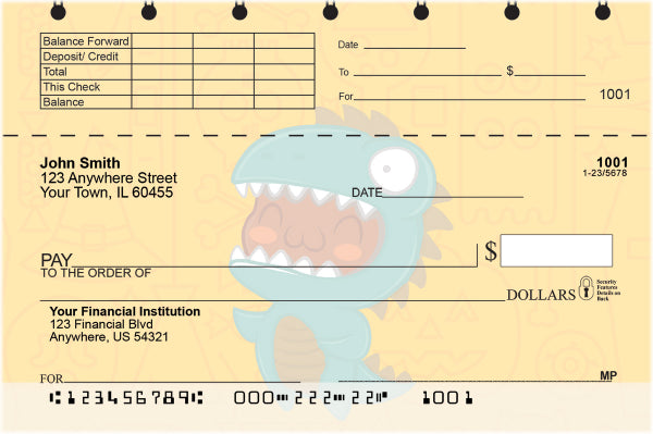 Trick or Treat Top Stub Checks