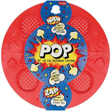 POP 10-Inch Lid for Microwave Popcorn by Talisman Designs®