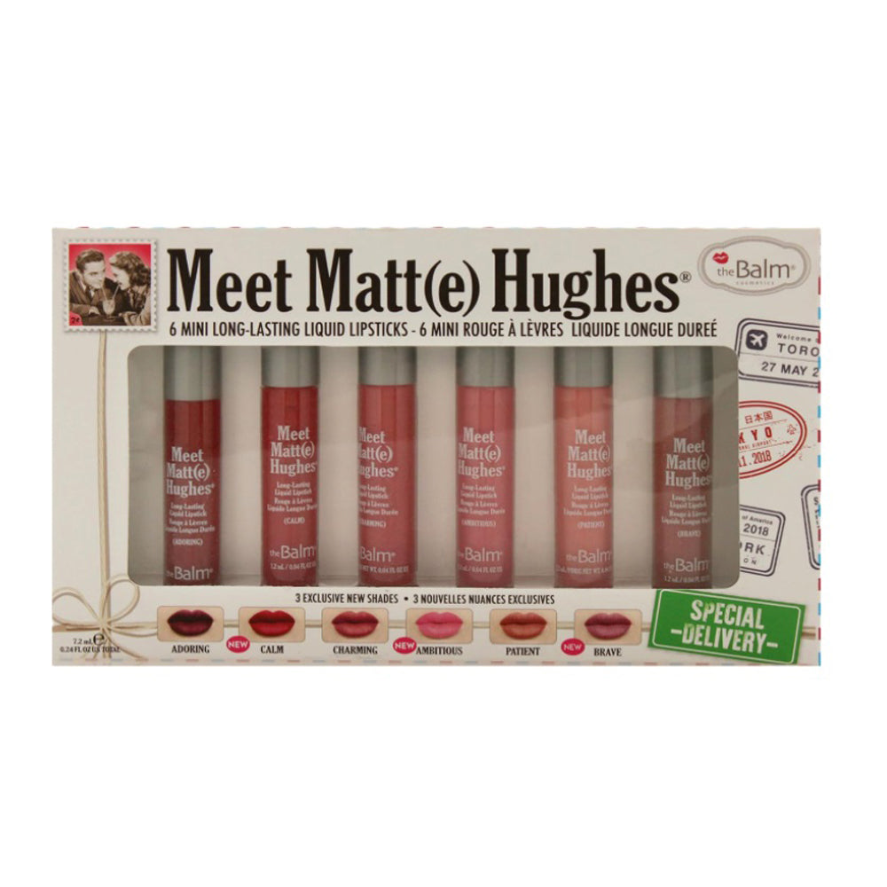 Meet Matt(e) Hughes 6 Mini Long Lasting Liquid Lipsticks Kit - Special Delivery