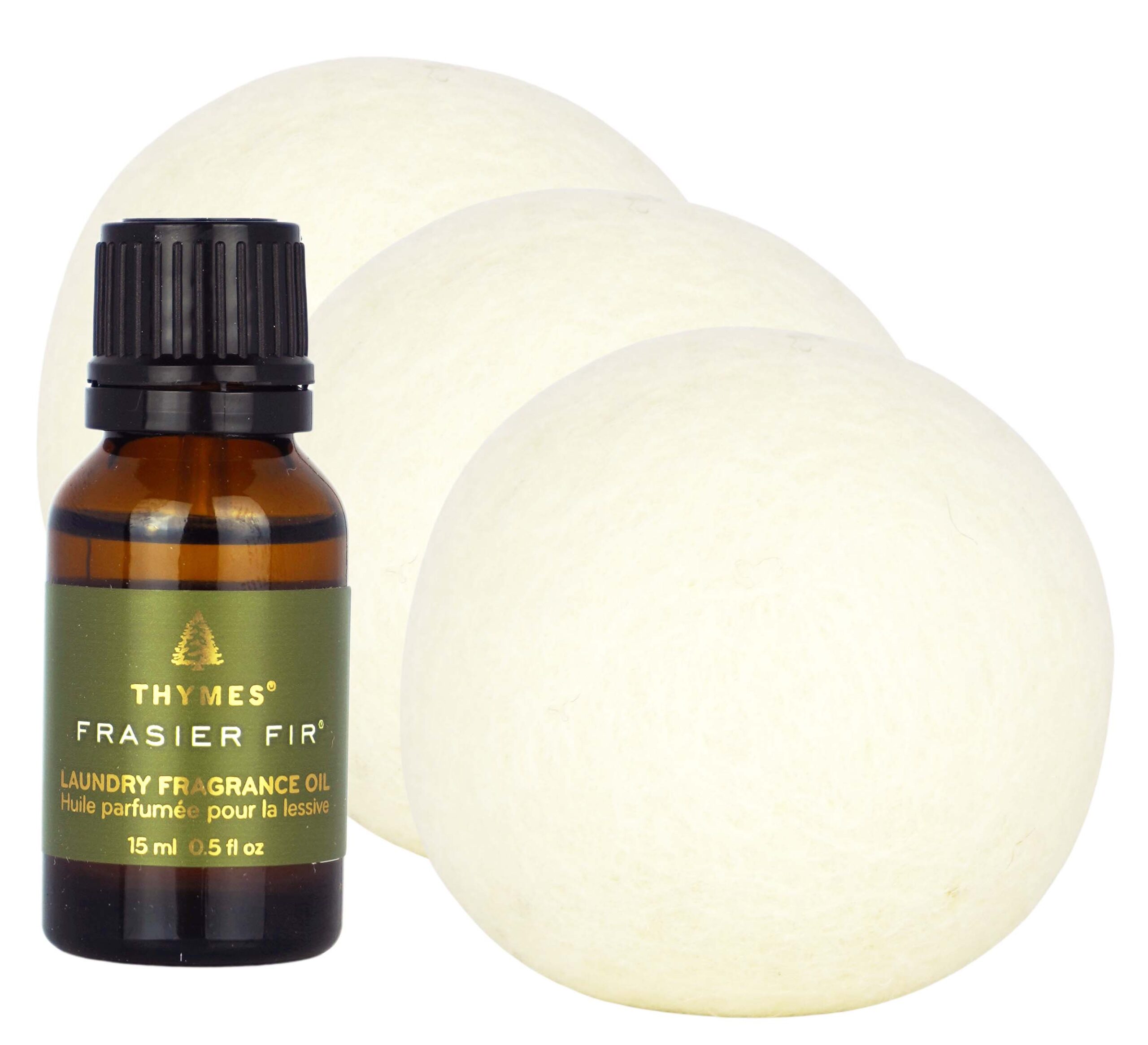 Wool Dryer Balls And Laundry Fragrance Oil Set