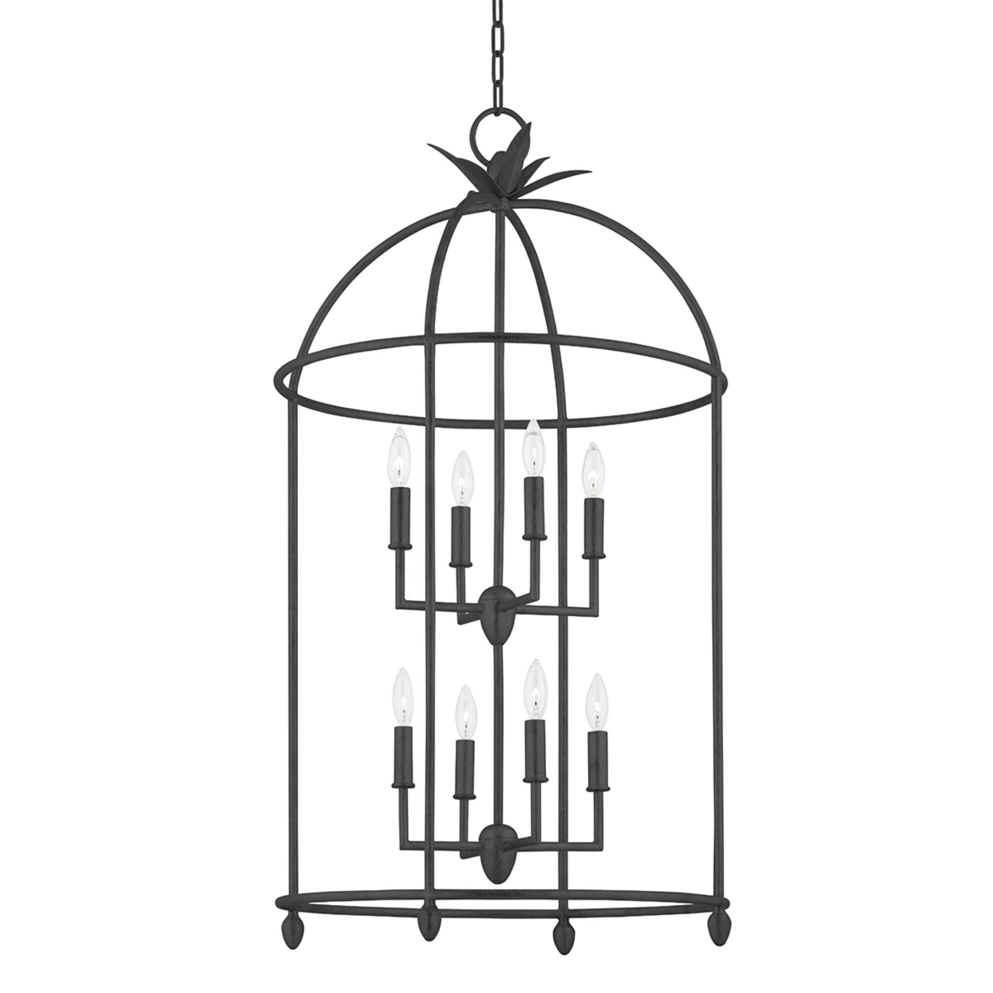 Troy Lighting Brooks 12.75 Inch Cage Pendant Brooks - F5724-BI - Transitional