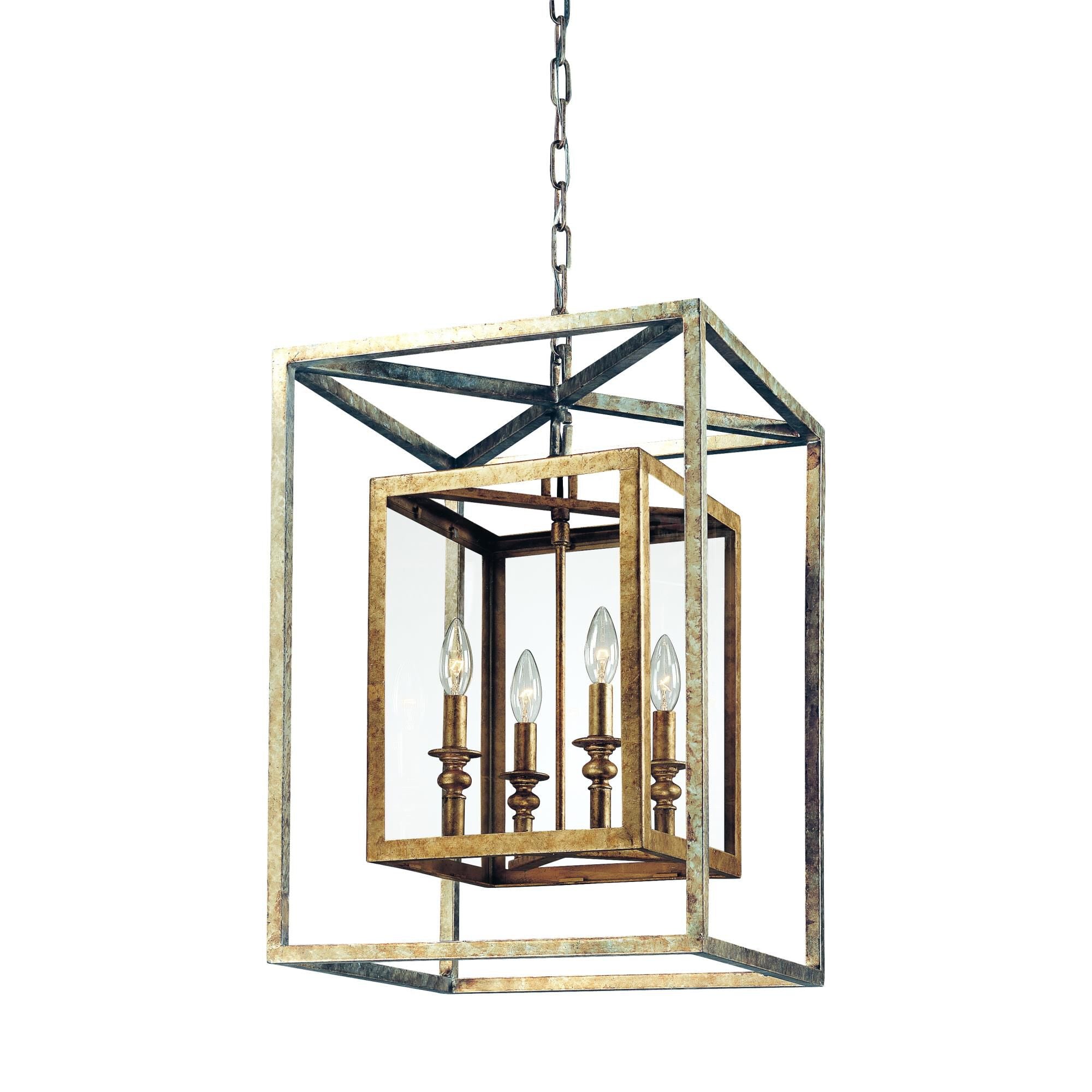 Troy Lighting Morgan 16 Inch Cage Pendant Morgan - F9994-GS - Transitional