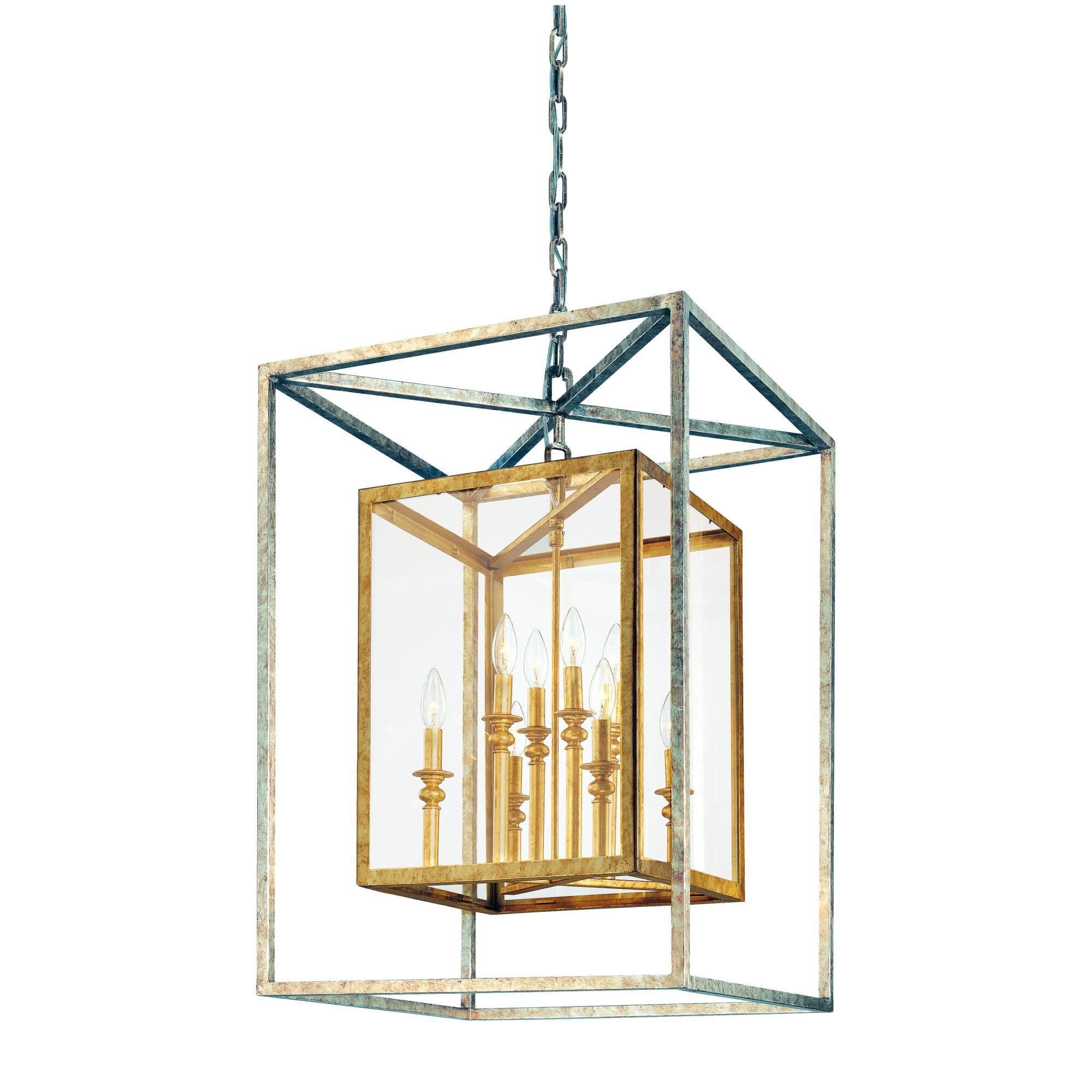 Troy Lighting Morgan 21 Inch Cage Pendant Morgan - F9998-GS - Transitional