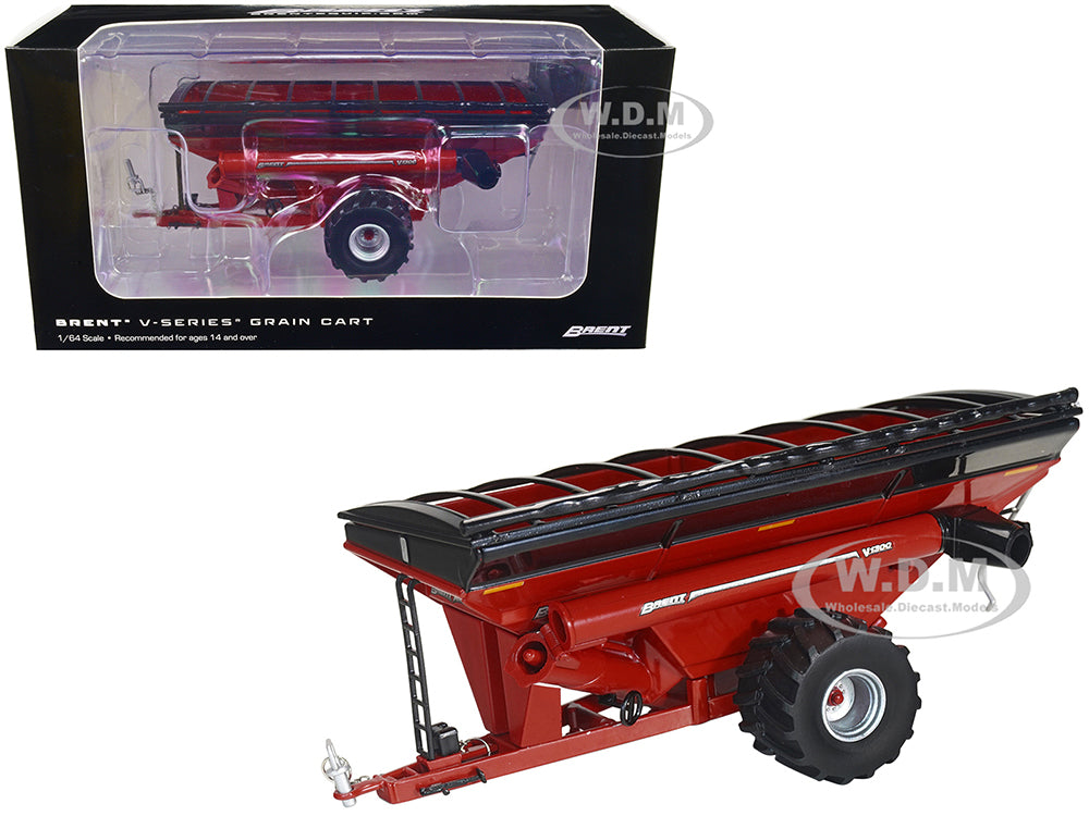 Brent V1300 Grain Cart with Tires Red 1-64 Diecast Model by SpecCast