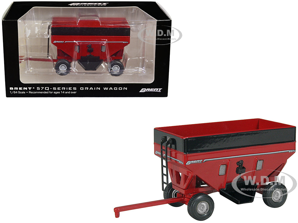 Brent 657Q Grain Train Wagon Red 1-64 Diecast Model by SpecCast