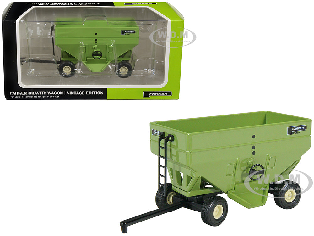 Parker 2600 Grain Wagon Light Green 1-64 Diecast Model by SpecCast