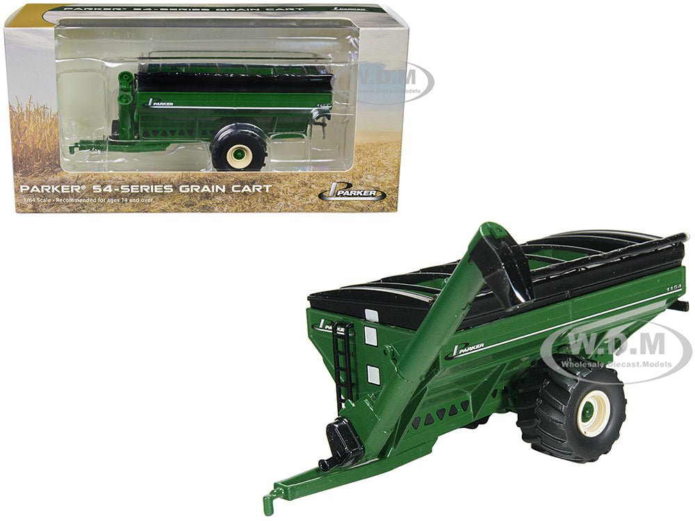 Parker 1154 Grain Cart with Tires Green 1-64 Diecast Model by SpecCast