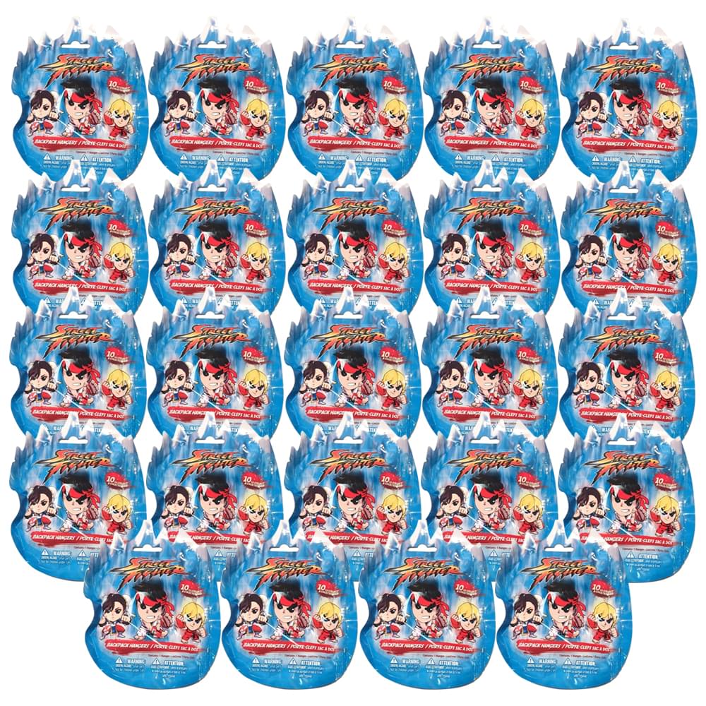 Street Fighter Blind Bagged 2" Figure Hanger Sealed Case of 24