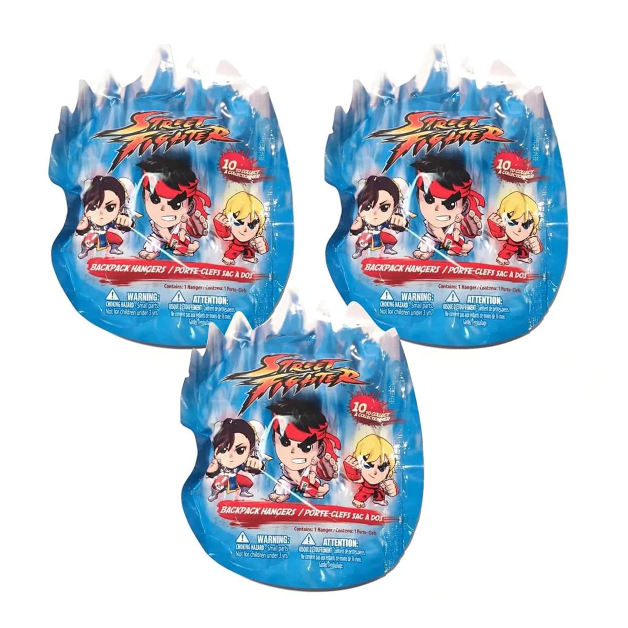 Street Fighter Blind Bagged 2" Figure Hanger Lot of 3