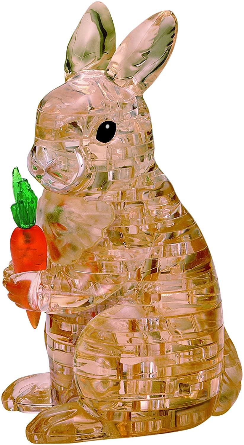 Rabbit 43 Piece 3D Crystal Jigsaw Puzzle