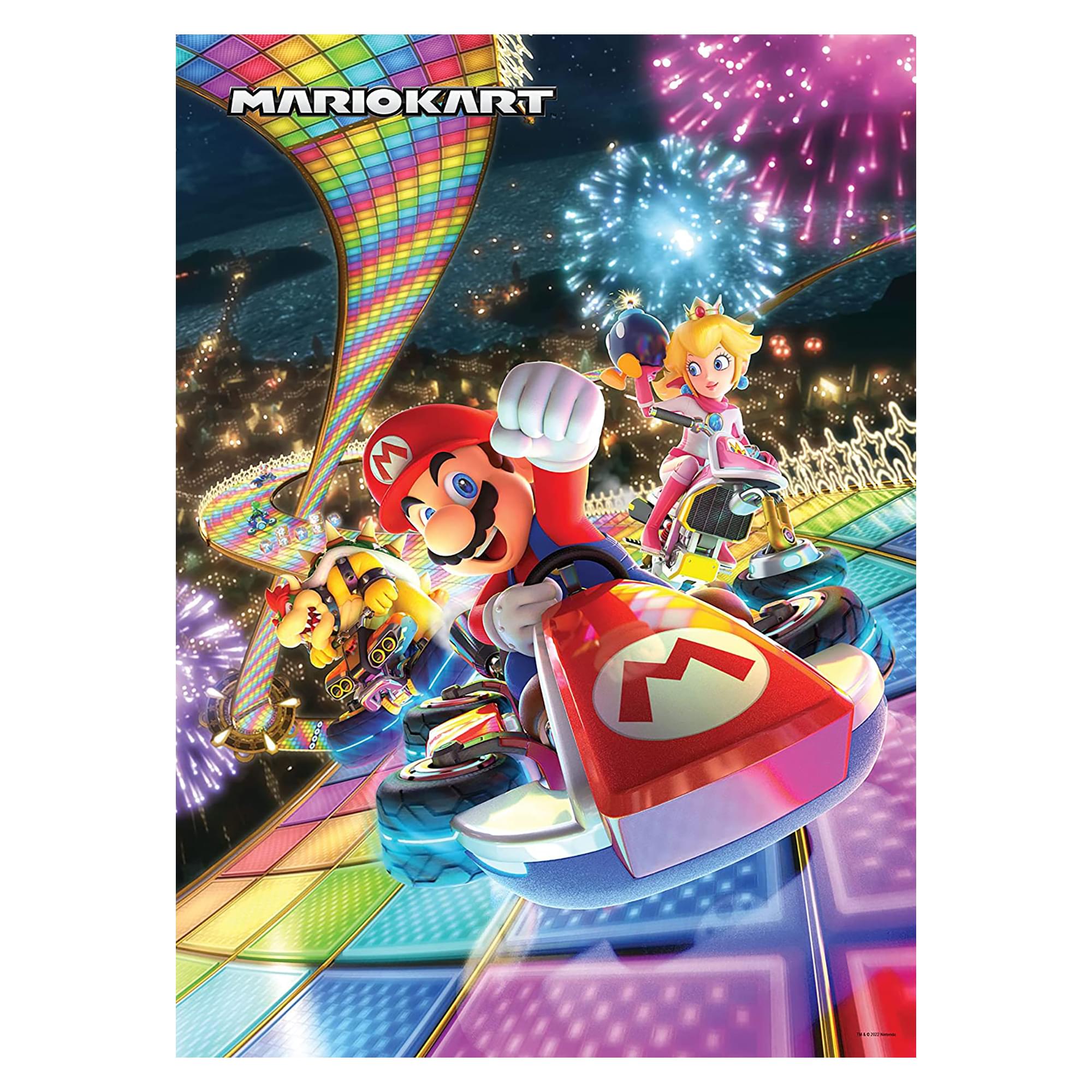 Mario Kart Rainbow Road 1000 Piece Jigsaw Puzzle
