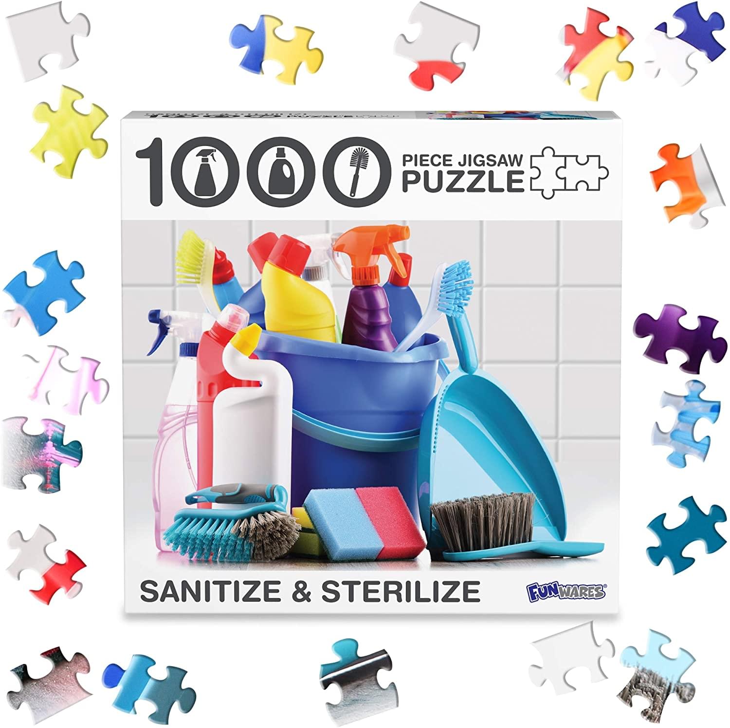 Sanitize and Sterilize Puzzle (1,000 Piece Jigsaw Puzzle)