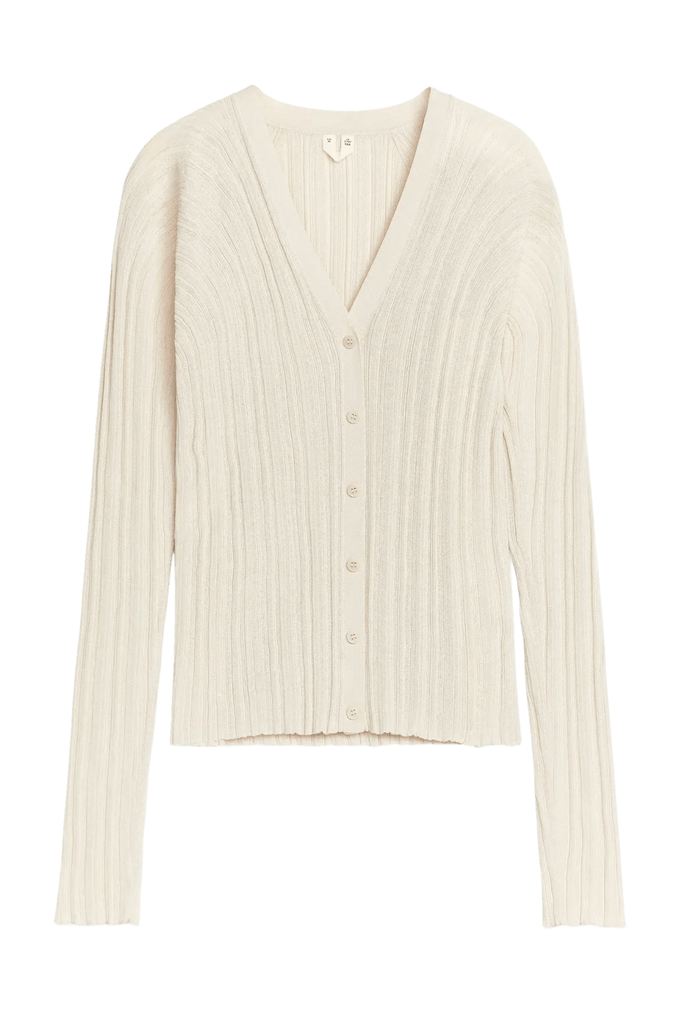 Arket Women's Rib-Knitted Cardigan