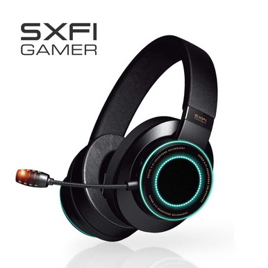 SXFI Gamer™ USB-C Gaming Headset with Super X-Fi Technology & Mic