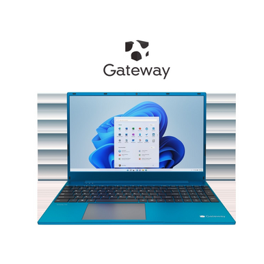 Gateway GWTN156-12BL Ultra Slim Notebook, 2.60GHz AMD Ryzen, 4GB, 128GB eMMC