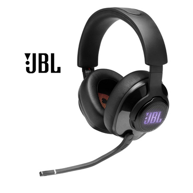 JBL Quantum 400 Gaming On-Ear Wired Headphones with USB