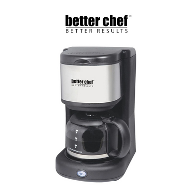 Better Chef 4-Cup Coffeemaker with Grab-A-Cup Feature