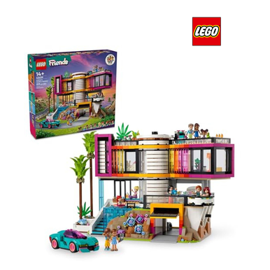 LEGO Friends Andrea's Modern Mansion Doll House - 4 Story Toy House Building Toy Set