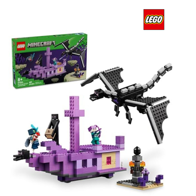 LEGO Minecraft The Ender Dragon and End Ship Building Set
