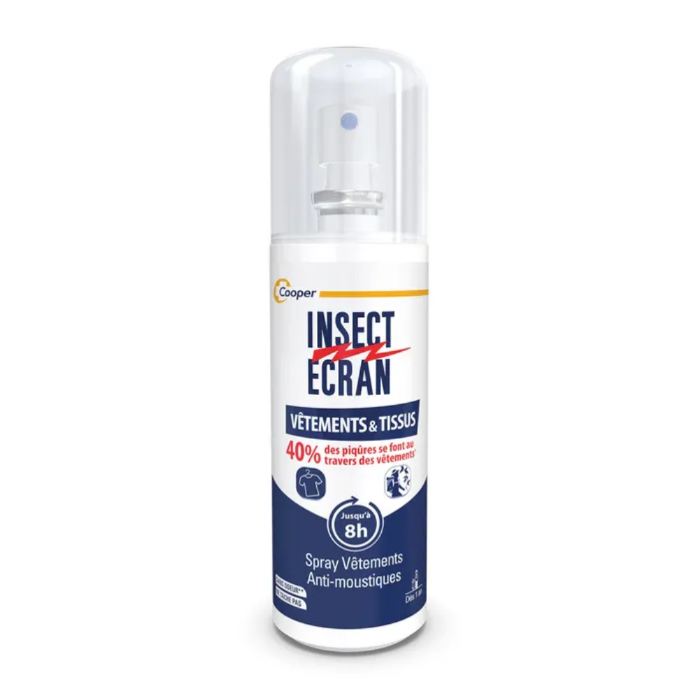 Insect Ecran Clothing Spray do odzieży i tkanin Środek odstraszający komary 100ml