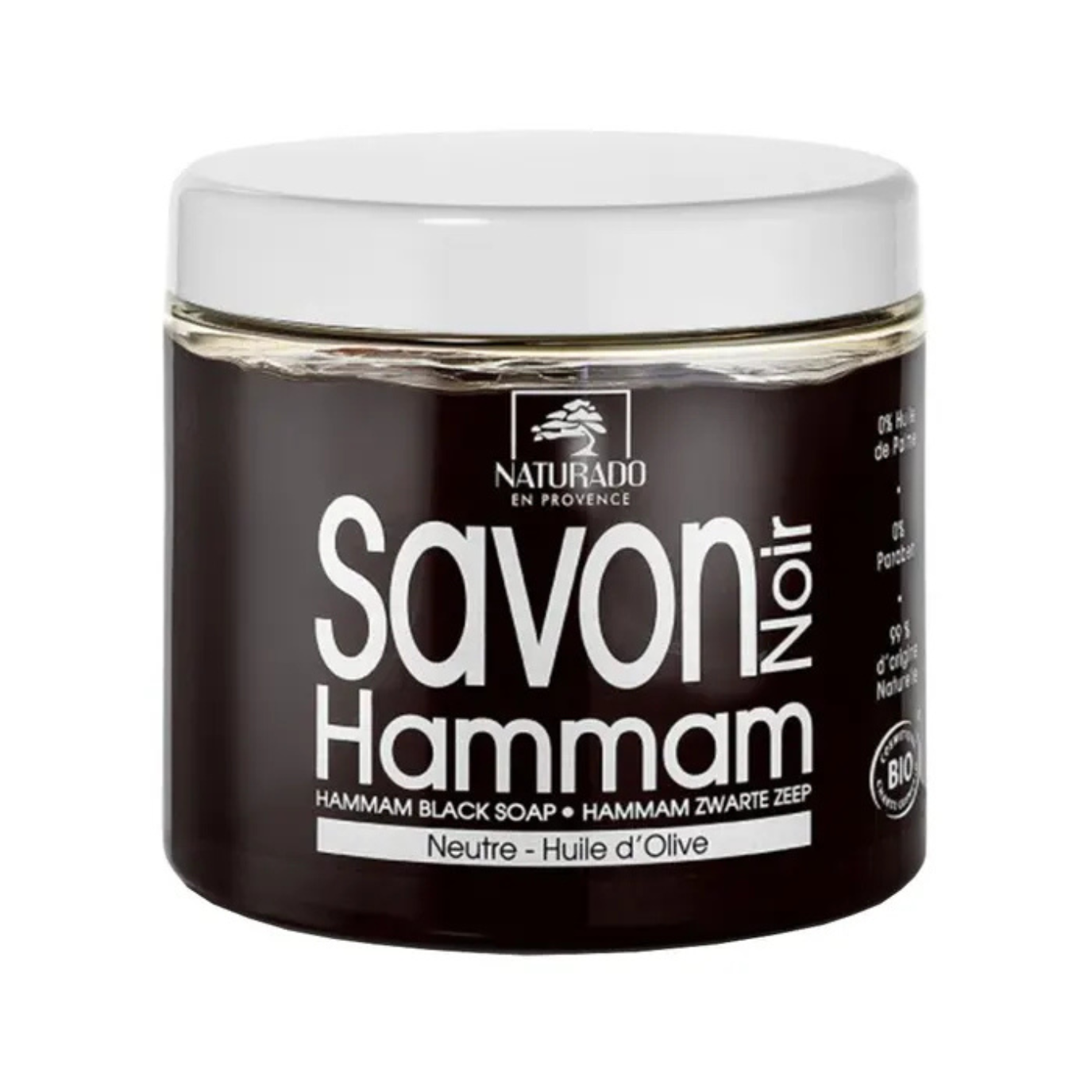 Naturado Hammam svart såpe 600ml