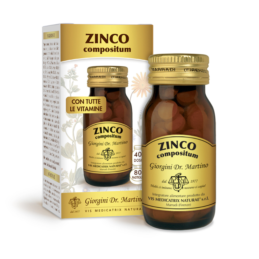 Dr Giorgini Zink Compositum 80 Tabletten à 500 mg - 40 gr