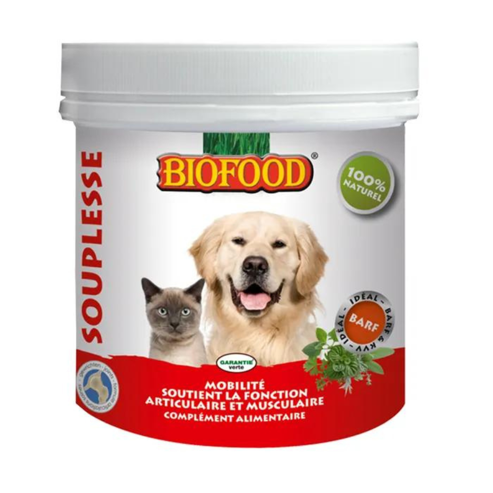 Biofood Flexibilitet Rörlighet Leder Och Muskler Hund Och Katt 125g
