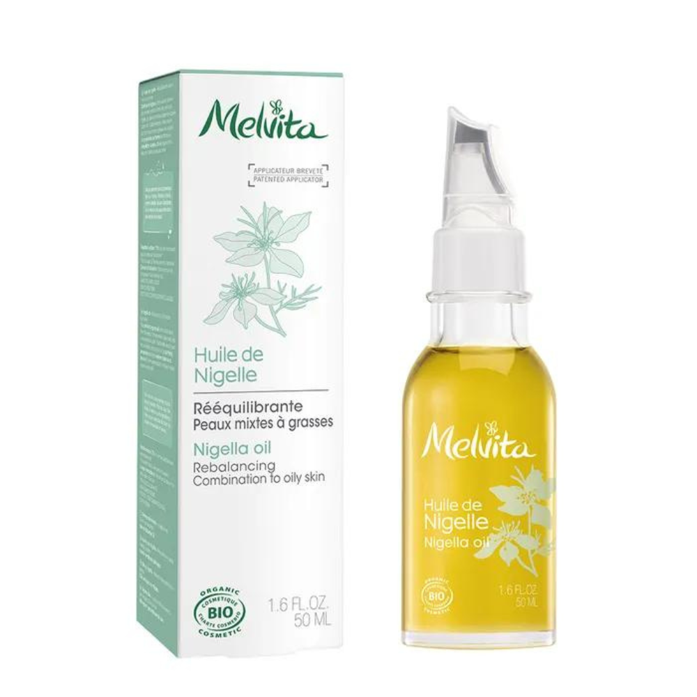 Melvita Rensende og toning Organisk nigellaolje 50ml