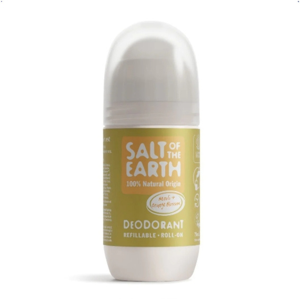 Salt Of The Earth Desodorante Roll On Cristal Naturale- Volumen: 75 ml