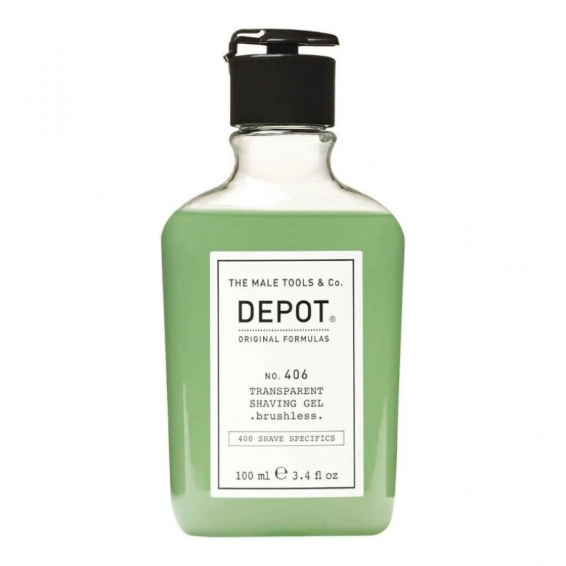 Depot number 406 Transparent shaving gel 100 ml