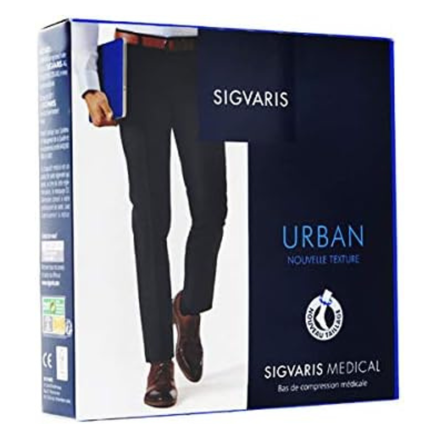 Sigvaris urban nou Bas de Conținut Pour Hommes Long Noir M