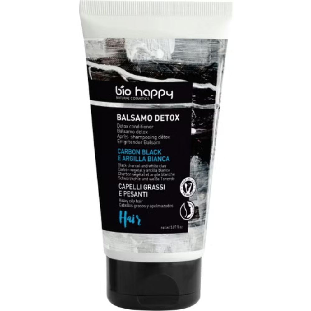 Bio happy Detoxx Hair Conditioner Black Charcoal & White Clay 150 ml