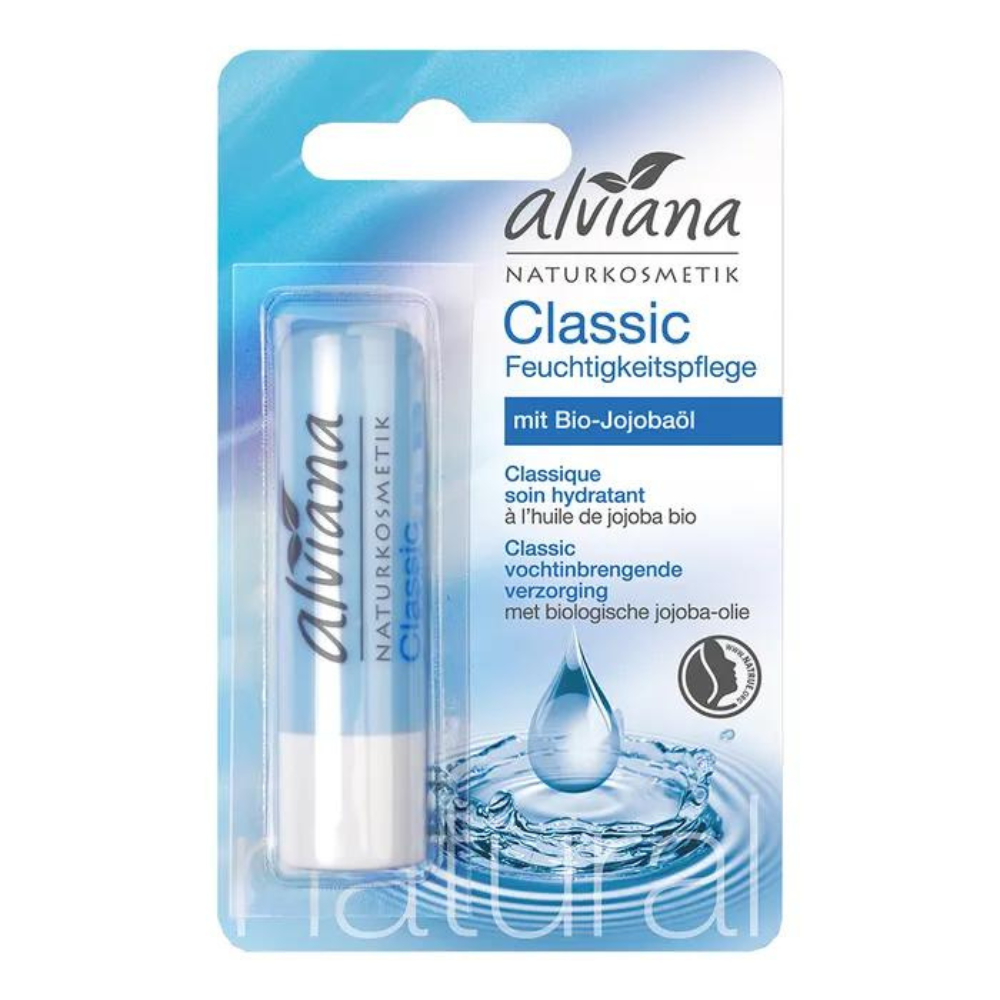 Alviana Classic Lip Balm Moisturizing Care Jojobaolje 4,5g