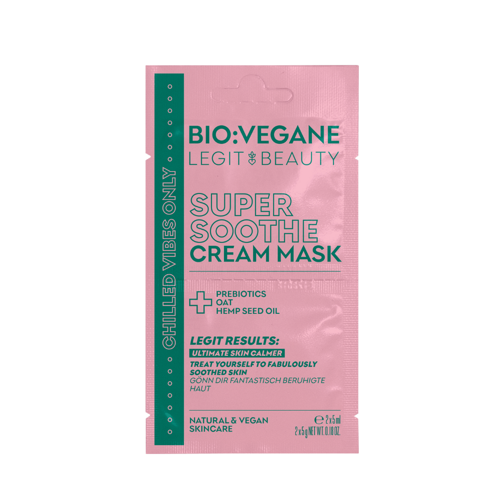 Bio:vÉgane legit beauty Superłagodząca maska kremowa 10 ml